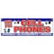 Signmission WE FIX CELL PHONES BANNER SIGN batteries screen smartphones repair brands B-72 We Fix Cell Phones - alternate 1